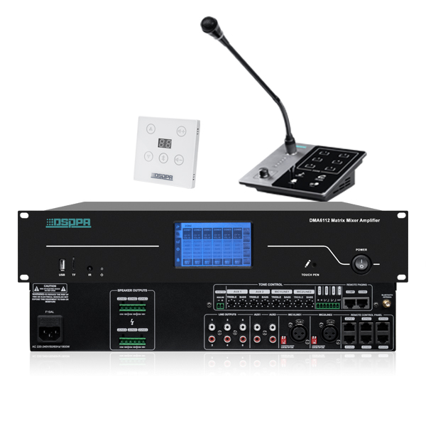 240W 6-Zone Public Address Amplifier