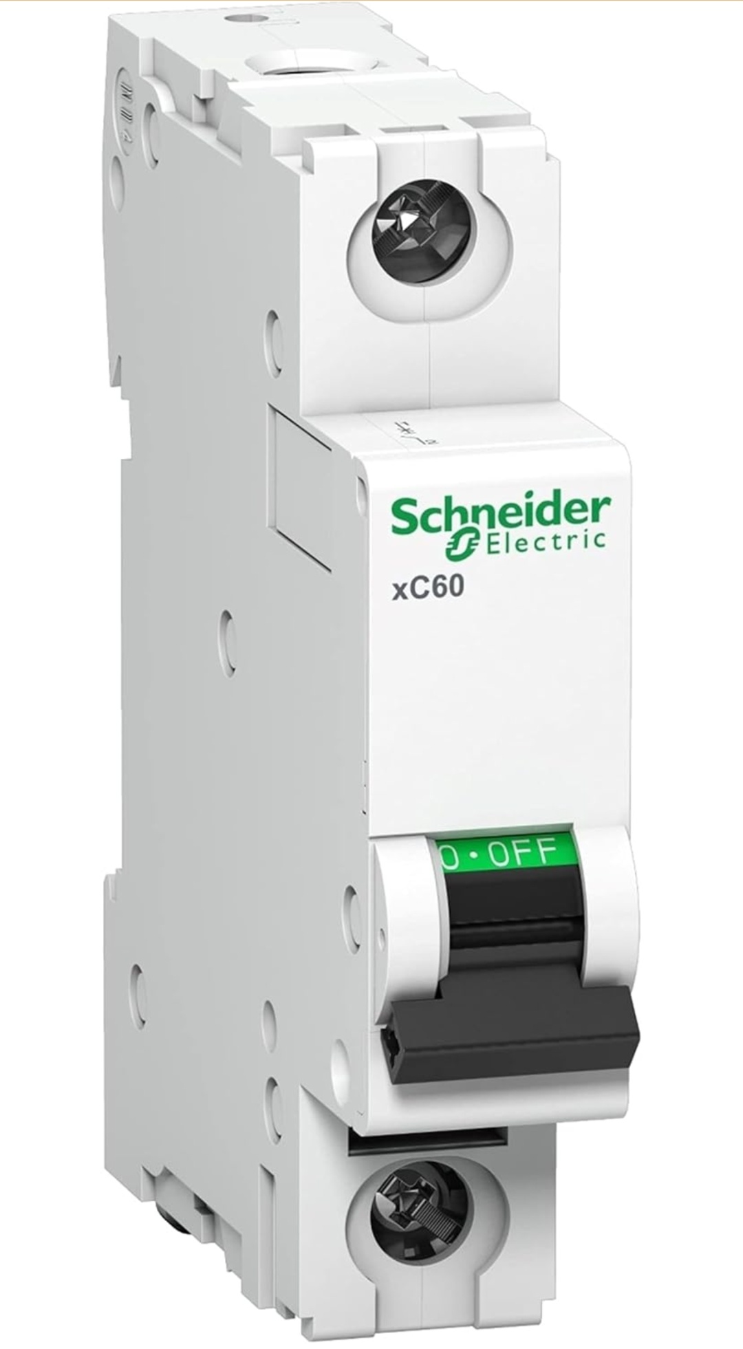 Schneider Electric Acti9 MCB A9N1P06C, 6Amp 1 Pole MCB, C Curve, (6kA) White Color Miniature Circuit Breaker